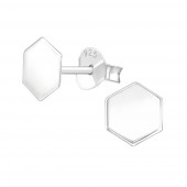 Cercei din argint hexagon DiAmanti DIA39145